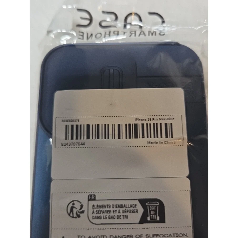 Shockproof Slim Blue Case for iPhone 16 Pro Max – Durable Protective Cover